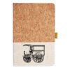 Cork And Heathered Fabric Hardcover Journal 5.5" X 8.25" Thumbnail