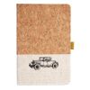 Cork And Heathered Fabric Hardcover Journal 5.5" X 8.25" Thumbnail
