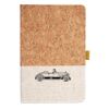 Cork And Heathered Fabric Hardcover Journal 5.5" X 8.25" Thumbnail