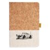 Cork And Heathered Fabric Hardcover Journal 5.5" X 8.25" Thumbnail