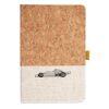 Cork And Heathered Fabric Hardcover Journal 5.5" X 8.25" Thumbnail