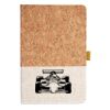 Cork And Heathered Fabric Hardcover Journal 5.5" X 8.25" Thumbnail