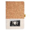 Cork And Heathered Fabric Hardcover Journal 5.5" X 8.25" Thumbnail