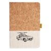 Cork And Heathered Fabric Hardcover Journal 5.5" X 8.25" Thumbnail