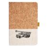 Cork And Heathered Fabric Hardcover Journal 5.5" X 8.25" Thumbnail