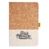 Cork And Heathered Fabric Hardcover Journal 5.5" X 8.25" Thumbnail
