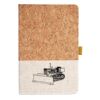 Cork And Heathered Fabric Hardcover Journal 5.5" X 8.25" Thumbnail