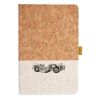 Cork And Heathered Fabric Hardcover Journal 5.5" X 8.25" Thumbnail