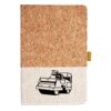 Cork And Heathered Fabric Hardcover Journal 5.5" X 8.25" Thumbnail