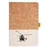 Cork And Heathered Fabric Hardcover Journal 5.5" X 8.25" Thumbnail