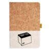Cork And Heathered Fabric Hardcover Journal 5.5" X 8.25" Thumbnail