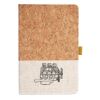Cork And Heathered Fabric Hardcover Journal 5.5" X 8.25" Thumbnail