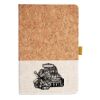 Cork And Heathered Fabric Hardcover Journal 5.5" X 8.25" Thumbnail