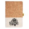 Cork And Heathered Fabric Hardcover Journal 5.5" X 8.25" Thumbnail