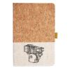 Cork And Heathered Fabric Hardcover Journal 5.5" X 8.25" Thumbnail