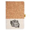 Cork And Heathered Fabric Hardcover Journal 5.5" X 8.25" Thumbnail