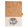 Cork And Heathered Fabric Hardcover Journal 5.5" X 8.25" Thumbnail