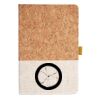 Cork And Heathered Fabric Hardcover Journal 5.5" X 8.25" Thumbnail