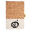 Cork And Heathered Fabric Hardcover Journal 5.5" X 8.25" Thumbnail
