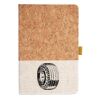 Cork And Heathered Fabric Hardcover Journal 5.5" X 8.25" Thumbnail