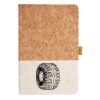 Cork And Heathered Fabric Hardcover Journal 5.5" X 8.25" Thumbnail