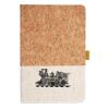 Cork And Heathered Fabric Hardcover Journal 5.5" X 8.25" Thumbnail