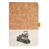 Cork And Heathered Fabric Hardcover Journal 5.5" X 8.25" Thumbnail