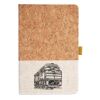 Cork And Heathered Fabric Hardcover Journal 5.5" X 8.25" Thumbnail