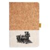 Cork And Heathered Fabric Hardcover Journal 5.5" X 8.25" Thumbnail
