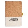 Cork And Heathered Fabric Hardcover Journal 5.5" X 8.25" Thumbnail