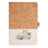 Cork And Heathered Fabric Hardcover Journal 5.5" X 8.25" Thumbnail