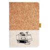 Cork And Heathered Fabric Hardcover Journal 5.5" X 8.25" Thumbnail
