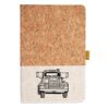 Cork And Heathered Fabric Hardcover Journal 5.5" X 8.25" Thumbnail