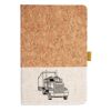 Cork And Heathered Fabric Hardcover Journal 5.5" X 8.25" Thumbnail