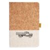 Cork And Heathered Fabric Hardcover Journal 5.5" X 8.25" Thumbnail