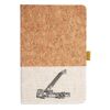 Cork And Heathered Fabric Hardcover Journal 5.5" X 8.25" Thumbnail