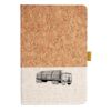 Cork And Heathered Fabric Hardcover Journal 5.5" X 8.25" Thumbnail