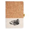 Cork And Heathered Fabric Hardcover Journal 5.5" X 8.25" Thumbnail