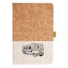Cork And Heathered Fabric Hardcover Journal 5.5" X 8.25" Thumbnail