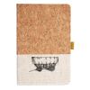 Cork And Heathered Fabric Hardcover Journal 5.5" X 8.25" Thumbnail