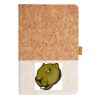Cork And Heathered Fabric Hardcover Journal 5.5" X 8.25" Thumbnail