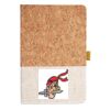 Cork And Heathered Fabric Hardcover Journal 5.5" X 8.25" Thumbnail