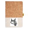Cork And Heathered Fabric Hardcover Journal 5.5" X 8.25" Thumbnail