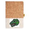 Cork And Heathered Fabric Hardcover Journal 5.5" X 8.25" Thumbnail