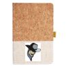 Cork And Heathered Fabric Hardcover Journal 5.5" X 8.25" Thumbnail