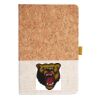 Cork And Heathered Fabric Hardcover Journal 5.5" X 8.25" Thumbnail