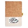 Cork And Heathered Fabric Hardcover Journal 5.5" X 8.25" Thumbnail