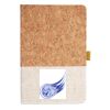 Cork And Heathered Fabric Hardcover Journal 5.5" X 8.25" Thumbnail