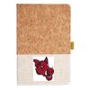 Cork And Heathered Fabric Hardcover Journal 5.5" X 8.25" Thumbnail