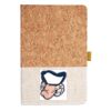 Cork And Heathered Fabric Hardcover Journal 5.5" X 8.25" Thumbnail